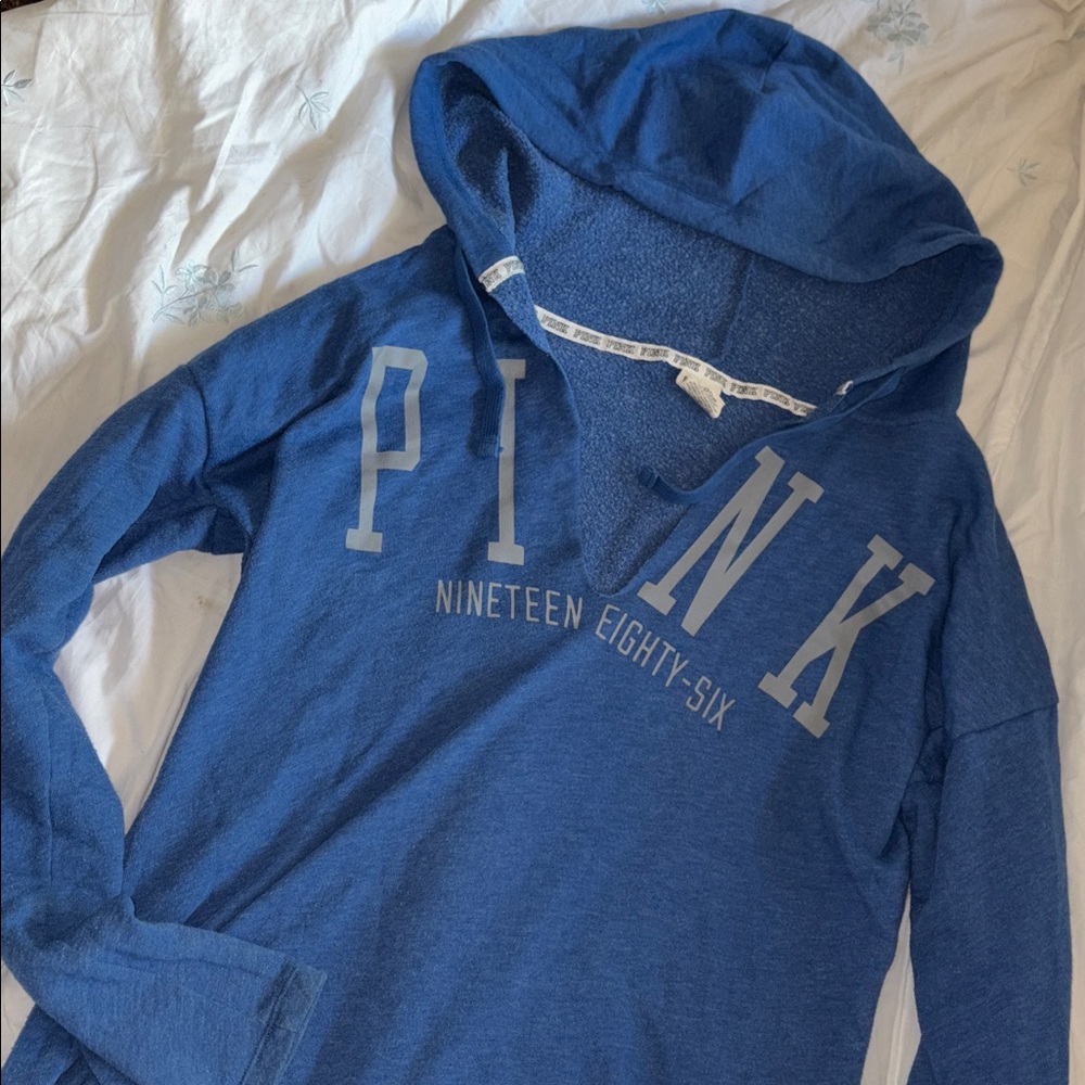 Victoria's Secret PINK Blue Hoodie